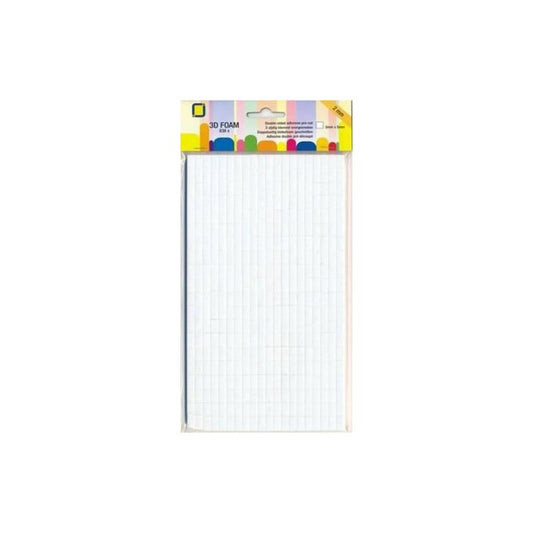 3D Foam Squares 5mm x 5mm x2mm 836 Pce