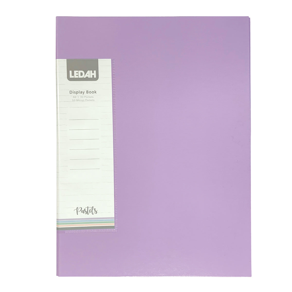 Pastels Display Book A4 Purple