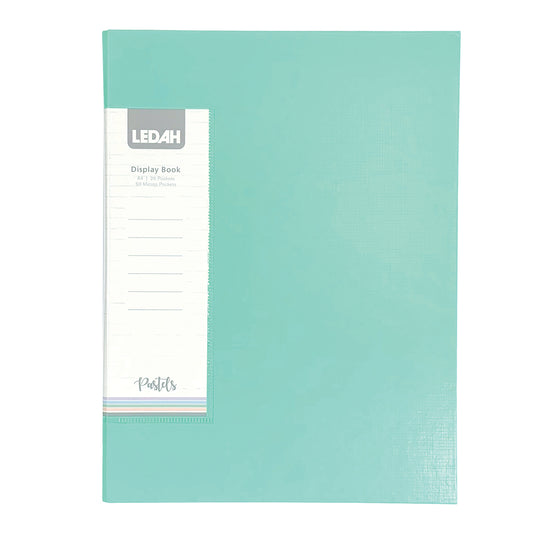 Pastels Display Book A4 Green