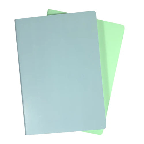 Ledah Pastels Notebooks A5 Blue/Green