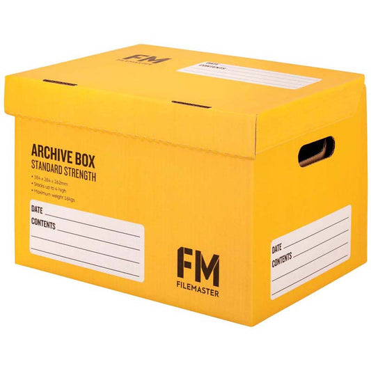 Archive Box Fm No1 Yellow