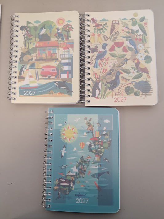 Collins Diary A63 Kiwi Vibe Week To View 2027
