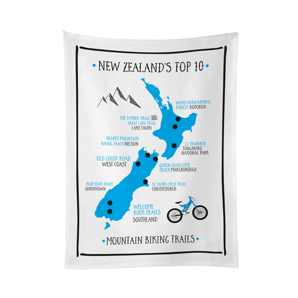 Moana Rd Tea Towel - 4 Designs