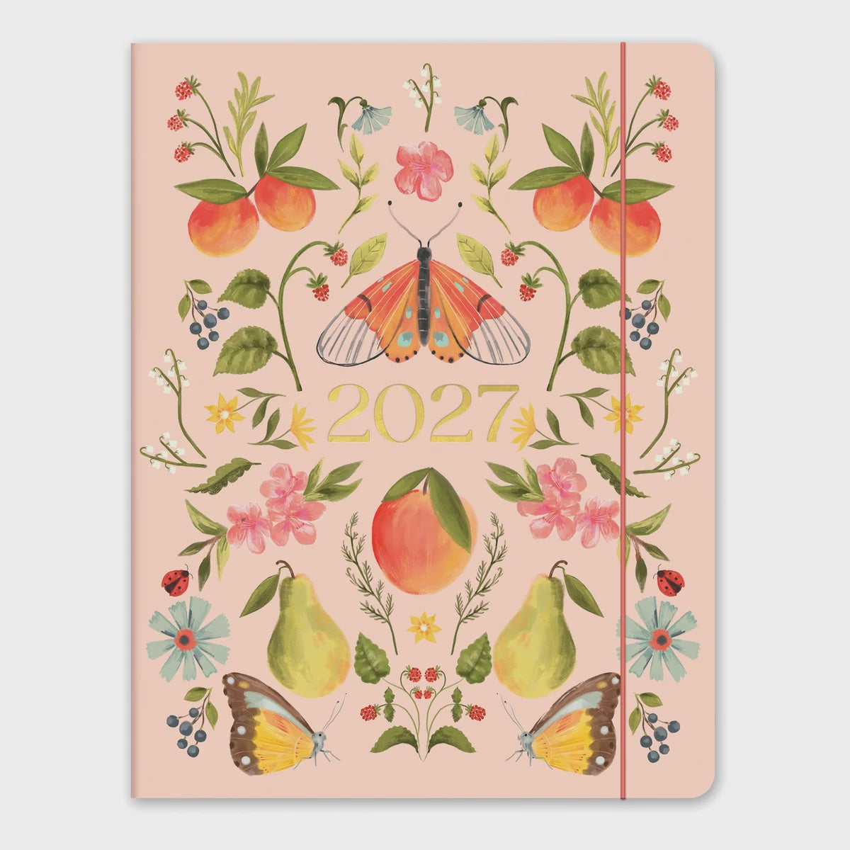 17 Month Just Right Monthly Planner 2027: Fruit & Flora