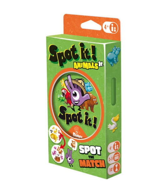 Asmodee - Spot It! Animals Jr Card Game