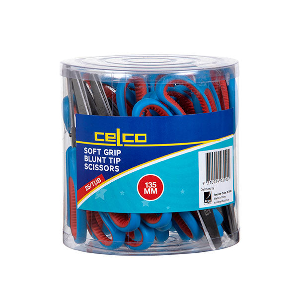 Celco 135Mm Red/Blue Scissor