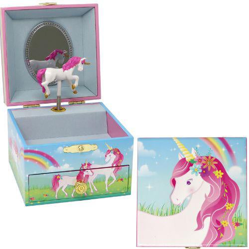 PP Stardust Unicorn Musical Jewelry Box Small