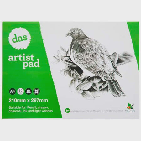 Das Artists Pad A4 110gsm  60 Sheet