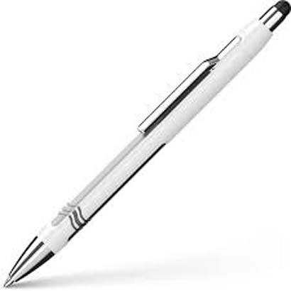 Schneider Ballpoint Stylus Silver White