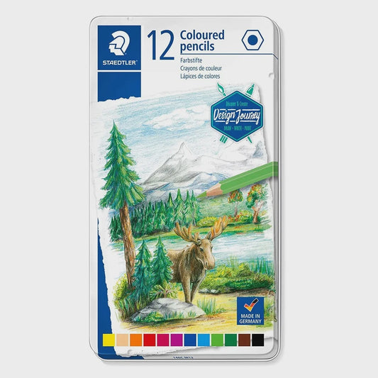 Colour Pencil Tin 12 Pce