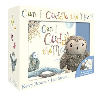 Can I Cuddle The Moon Plush Box Set By: Kerry Brown, Lisa Stewart