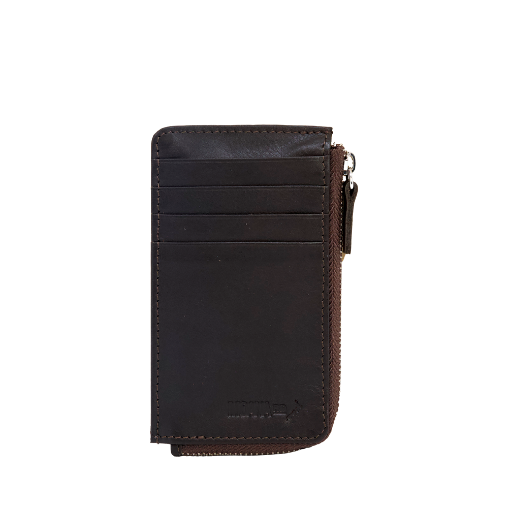 The downtown leather cardholder