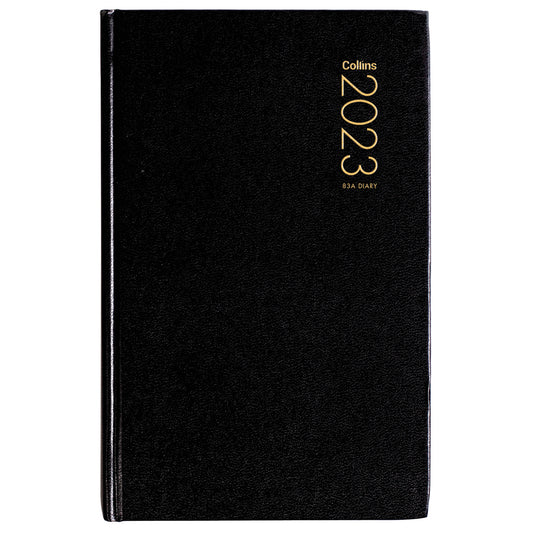 2025 Collins Diary 83A Black Odd Year