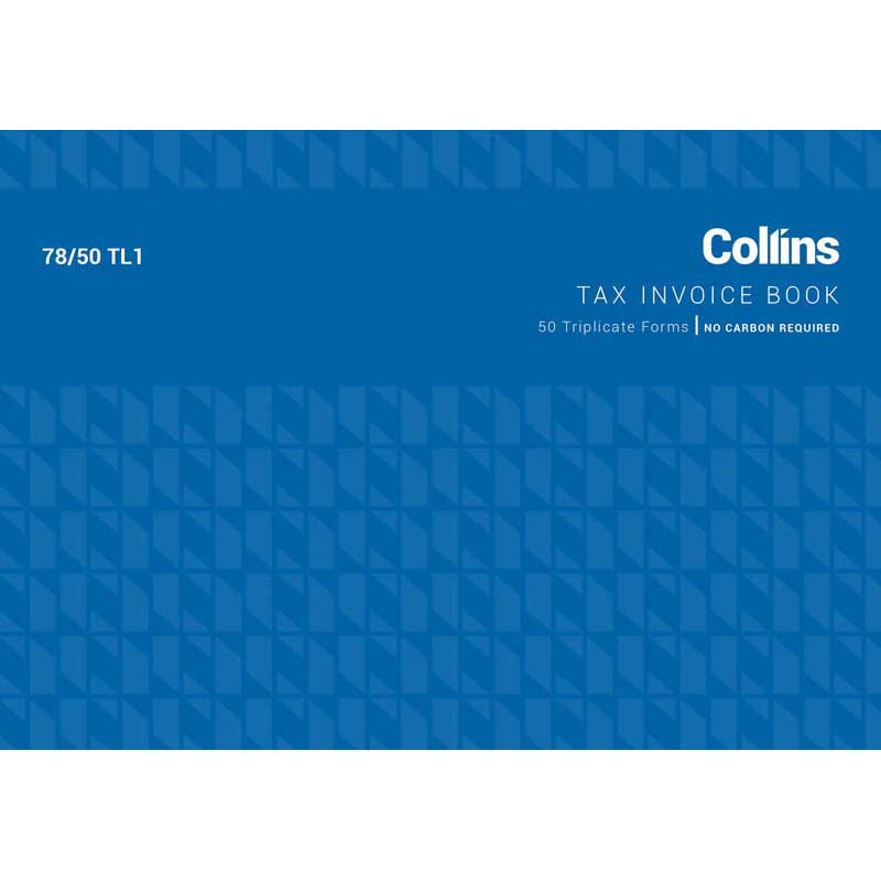 Collins Tax Invoice 78/50Tl1 Triplicate