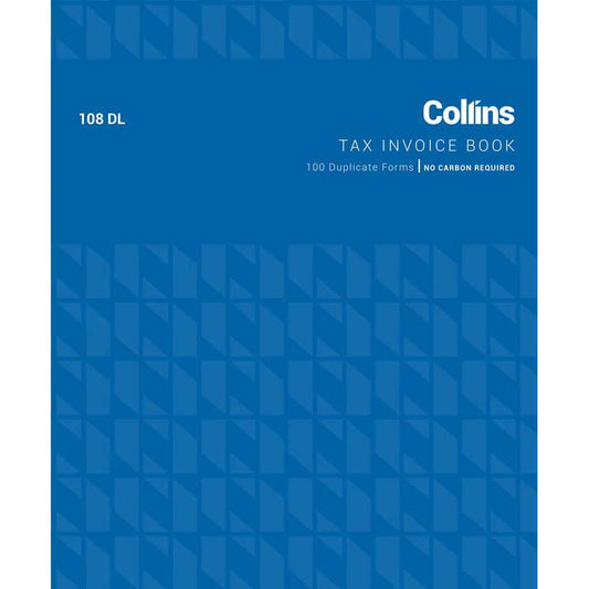 Tax Invoice Book Carbon A4 108Dl