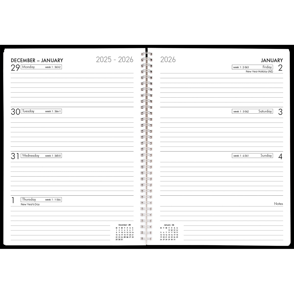 2026 Collins Diary A53W Even Year