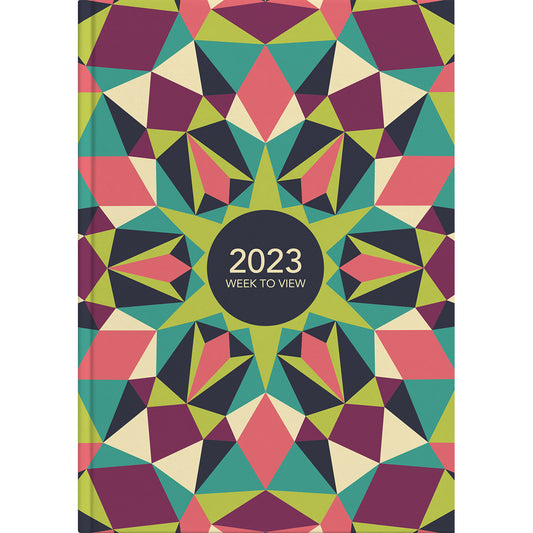 2025 Collins Diary A63 Kaleidoscope Week To View