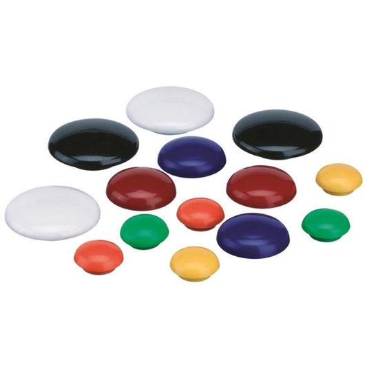 Magnetic Buttons 10Pce 20Mm White