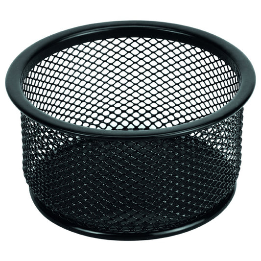 Mesh Paper Clip Holder Black