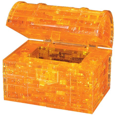 Crystal Puzzle - Treasure Chest Gold