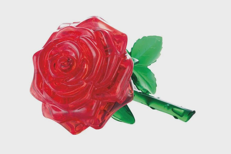 Crystal Puzzle - Red Rose.