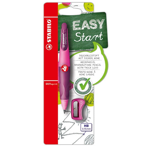 Stabilo Easy Start Mechanical Pencil Right Hand Pink