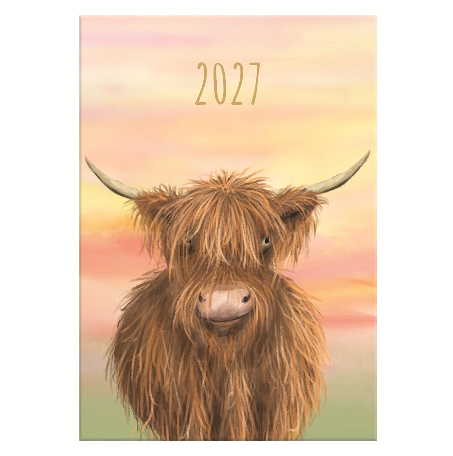Diary Fashion A5 WTV Highland Cow 2027
