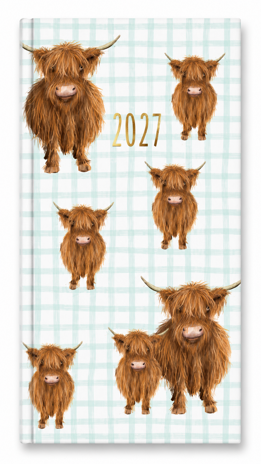 Diary Fashion Slim WTV Highland Cow 2027