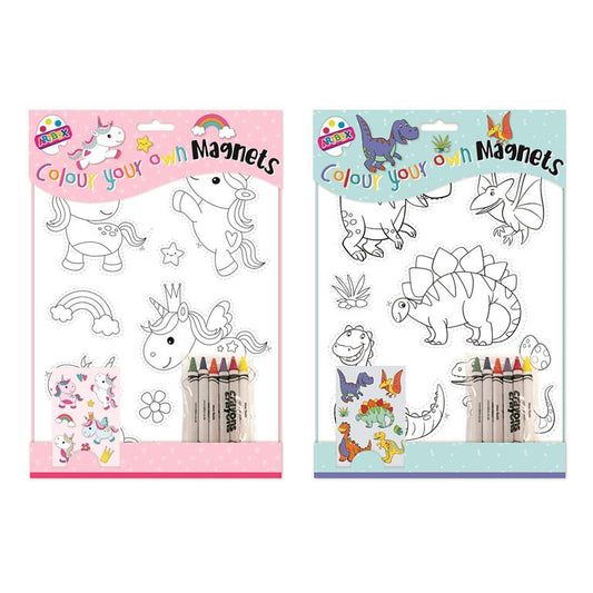 Colour your own Magnets Assorted