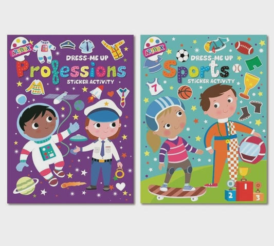 Dress Me Up Sticker Activity Assorted