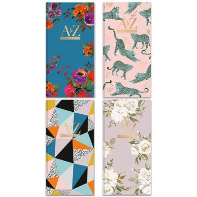 Slim A-Z Address Book Assorted