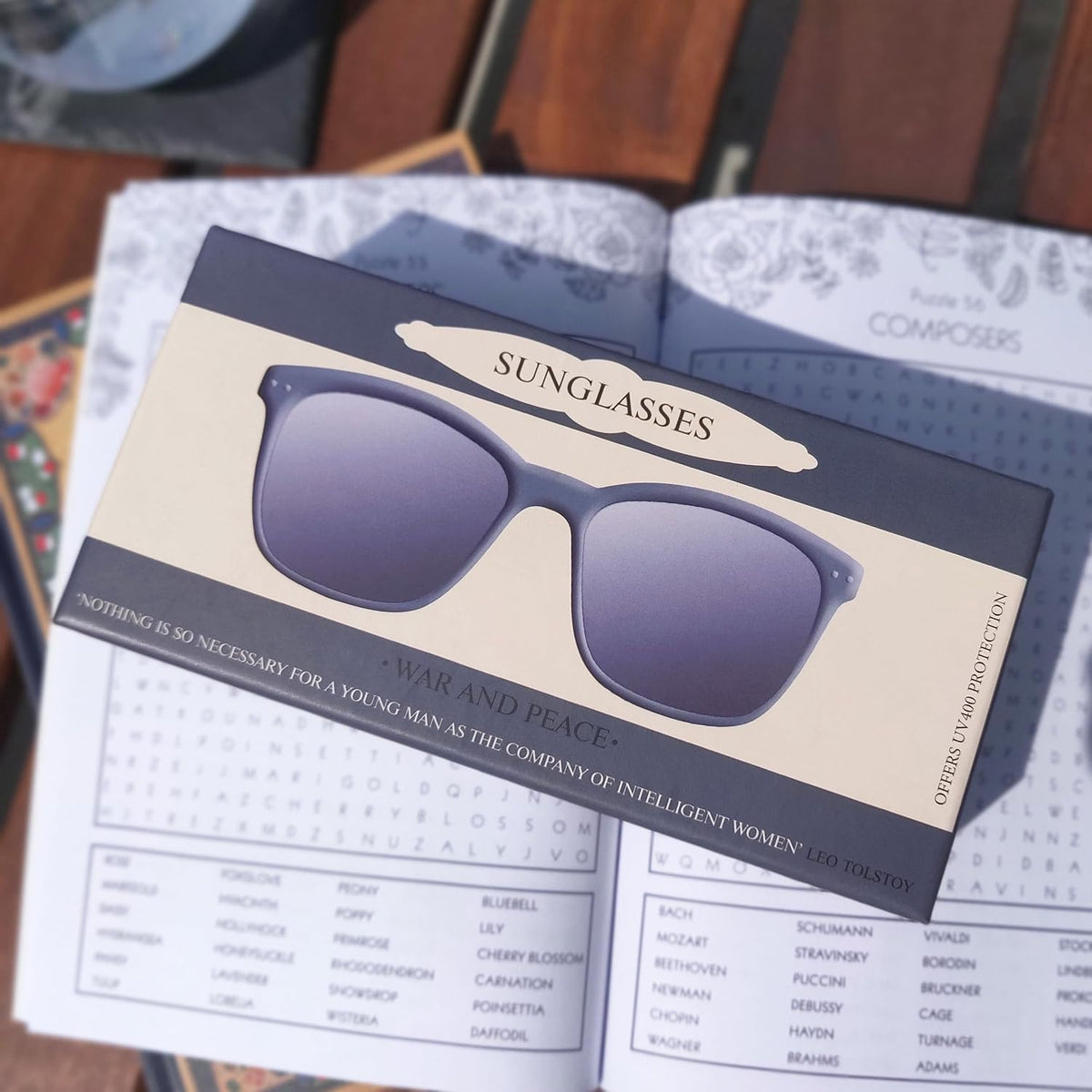 Sun Glasses In Box  War And Peace