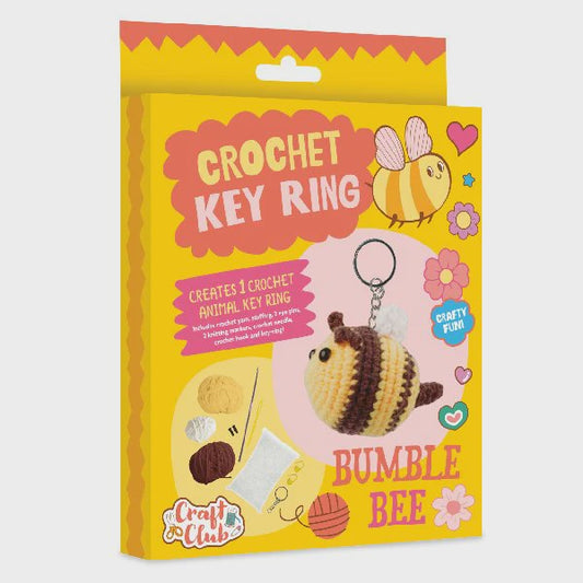 Craft Club Bumblee Crochet Keyring