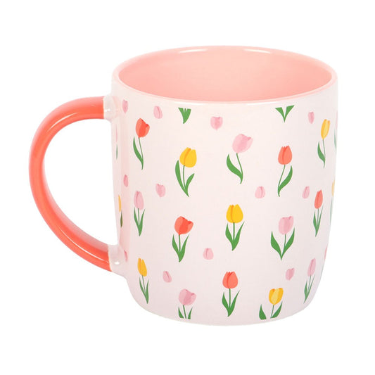 Tulip Print Ceramic Mug