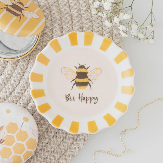 Bee Happy Trinket Dish