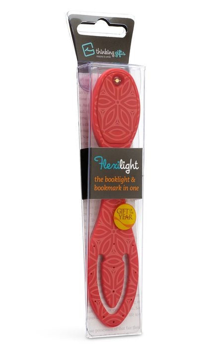 Clip-On Bookmark & Book Light - Red