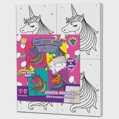 Splat Planet Giant Painting By Numbers: Unicorn