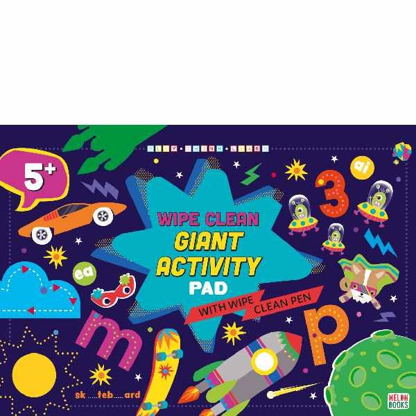 Wipe Clean Giant Activity Pad Blue