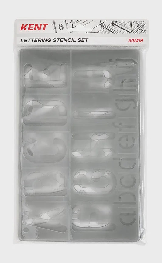 Kent Lettering Stencil 50mm