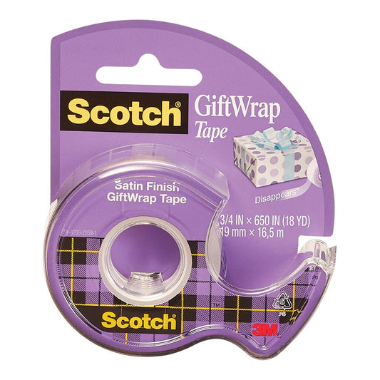 Tape Giftwrap Scotch 19Mmx165M