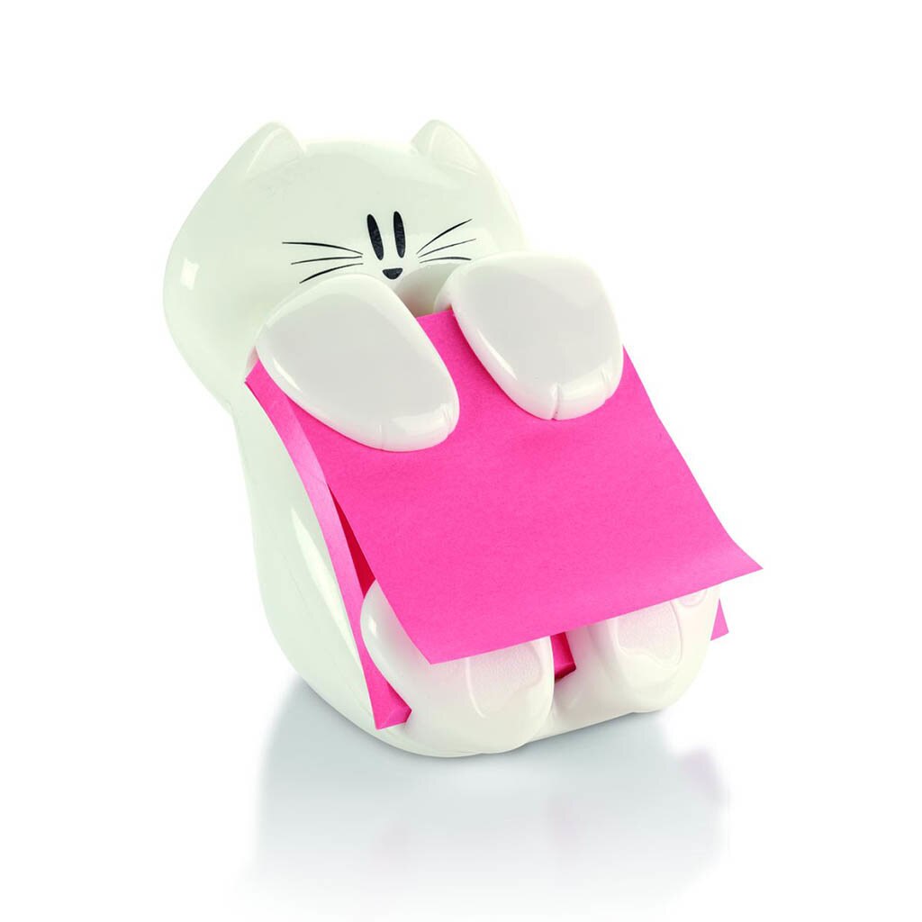 Postit Note Dispenser Cat