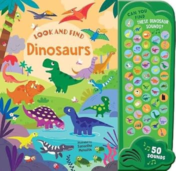 Look and Find - 50-Button Mega Sound Book - Dinosaurs