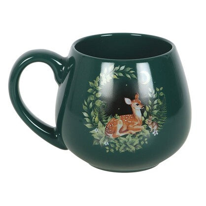 Sleeping Fawn Rounded Mug