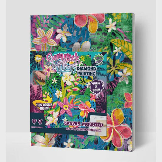 Splat Planet Diamond Painting Kit Summer Vibes