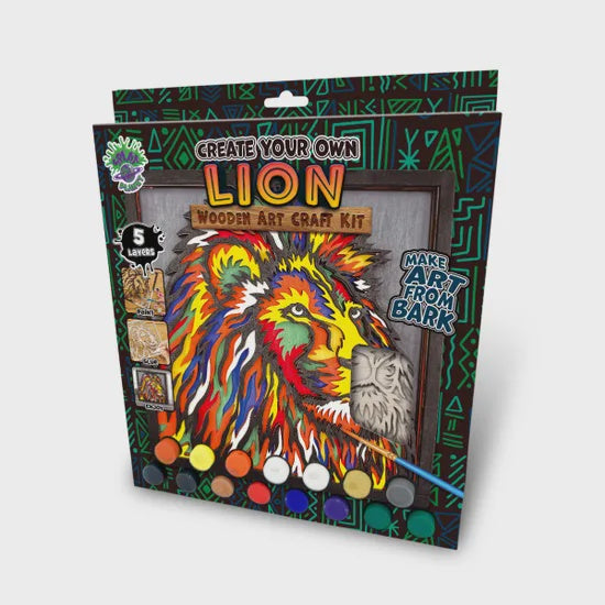 Splat Planet Wooden Art Set - Lion