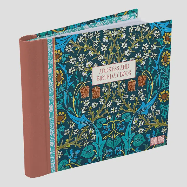 Wholesale Address & Birthday Book - William Morris - Blackthorn