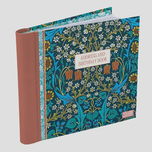 Wholesale Address & Birthday Book - William Morris - Blackthorn