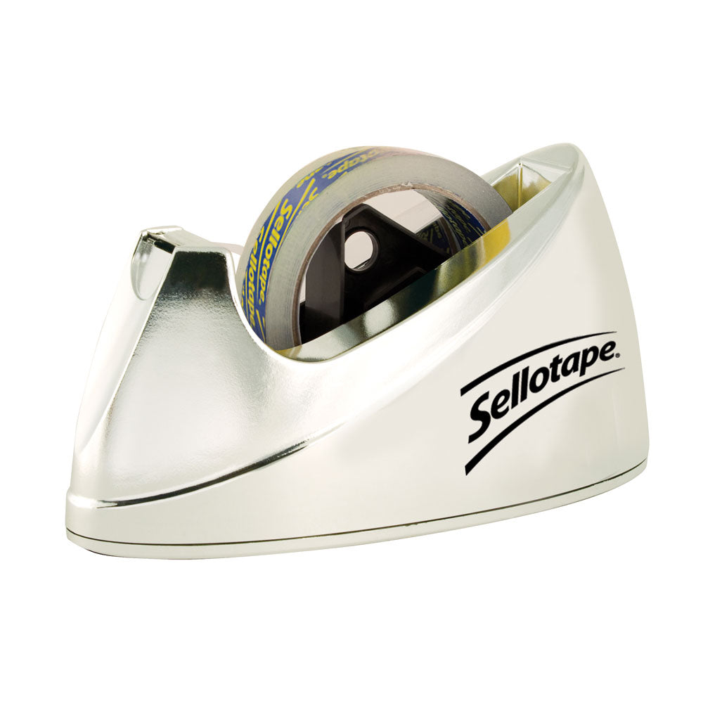 Sellotape Chrome Tape Dispenser Large 66