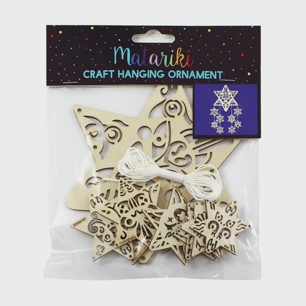 NZ Matariki Craft Hanging Ornament 9pc