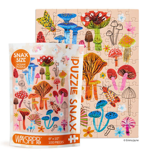 Puzzle Snax 100pc Puzzle - Mushroom Patch